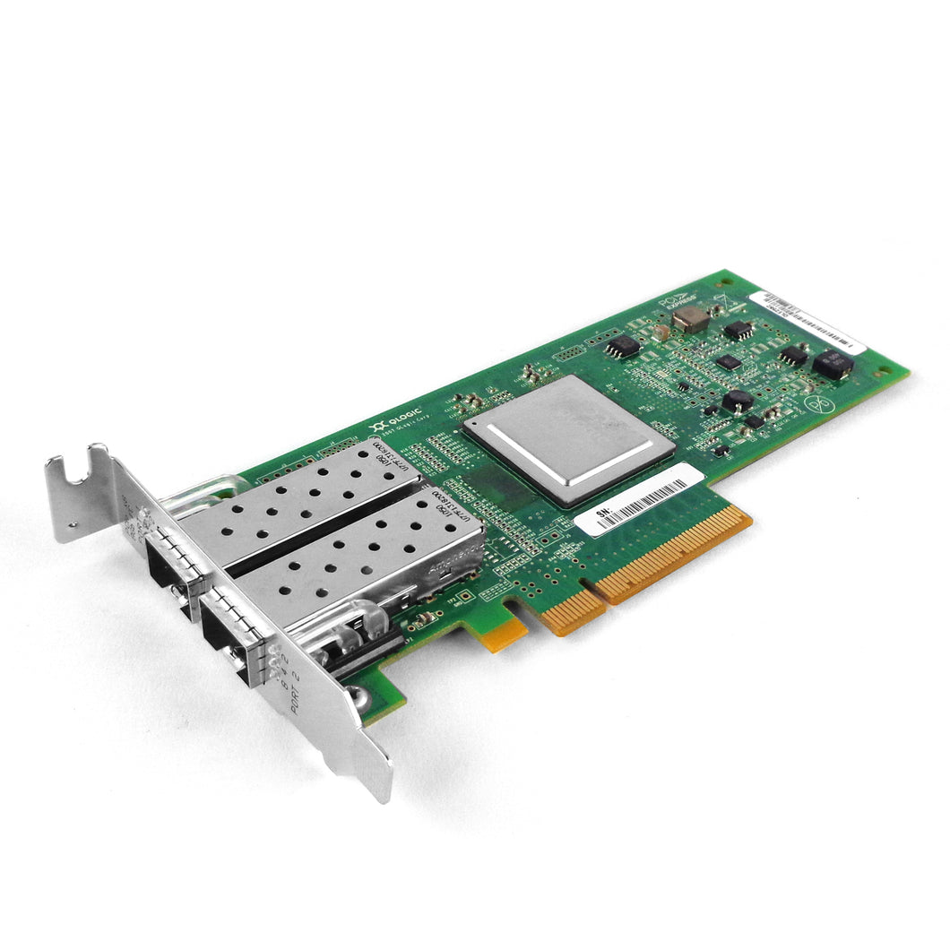 Dell 0RW9KF QLogic QLE2562 Dual-Port 8GB Fiber Channel FC PCIe NIC