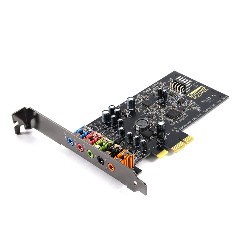 Creative Sound Blaster Audigy FX 5.1 PCIe Audio Card SBX 600Amp 106dB 24-Bit Product Image 1