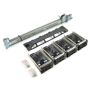 Dell R520 \/ R720 \/ R730 8B LFF Upgrade Kit Sliding Rails + Bezel + 3.5'' Caddies Product Image 1