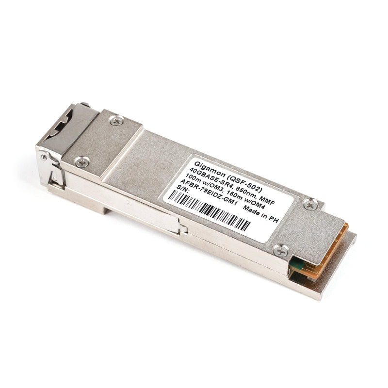 Gigamon QSF-502 40GB QSFP+ 40GBase-SR4 100M 850nm MMF Transceiver FTL410QE3C-GM Product Image 1
