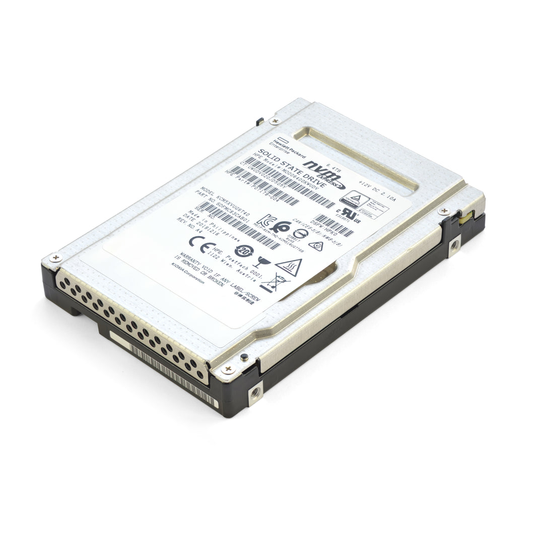 New HPE P07178-004 6.4TB NVMe U.2 TLC Mixed Use 2.5