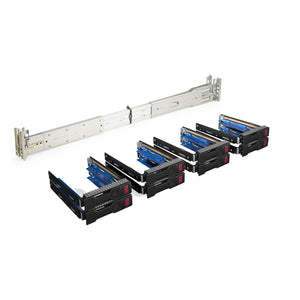 HP ProLiant DL380P G8 8-Bay Upgrade Kit - Rails + 8x 3.5'' LFF Caddies \/ Sleds Product Image 1