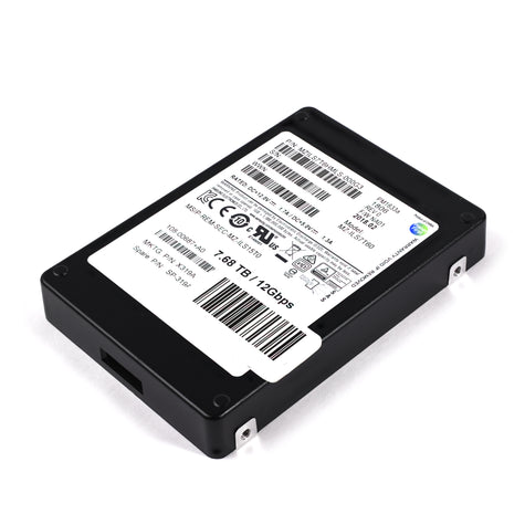 Samsung MZ-ILS7T60 PM1633a 7.68TB SAS 12G V-NAND 3D TLC Read-Intensive 2.5'' SSD Product Image 1