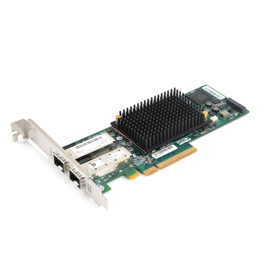 HP 595325-001 NC550SFP Emulex OCE10102 Dual-Port 10GB SFP+ PCIe NIC Full Height