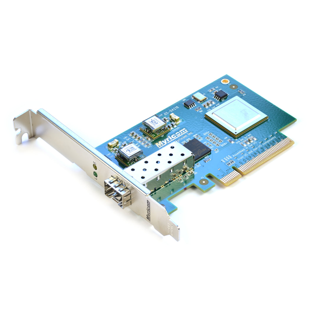 Myricom 10G-PCIE-8B-S Single-Port 10GB SFP+ PCIe Network Interface Adapter