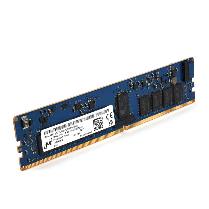 Micron MTA18ASF2G72XF1Z-2G9WP1AB 16GB DDR4 2933Mhz NVDIMM 1Rx4 PC4-23466 Memory Product Image 1