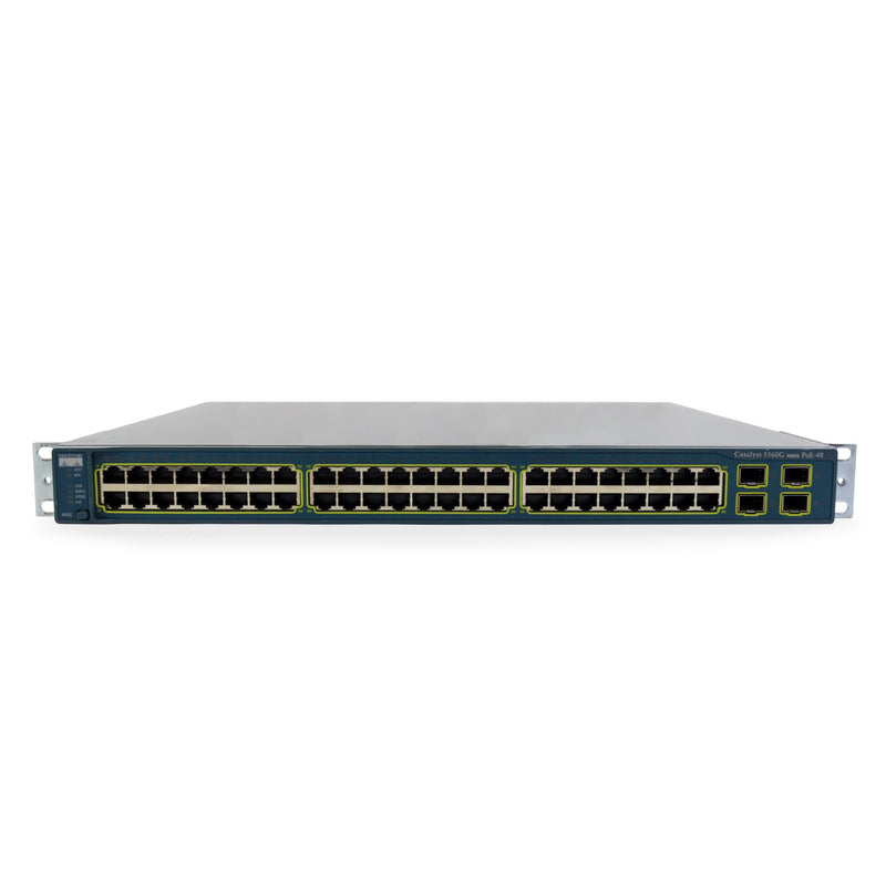 Cisco WS-C3560G-48PS-E 48 Ethernet 10\/100\/1000 Switch Product Image 1