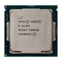 Intel Xeon E-2146G 3.50Ghz 6-Core LGA 1151/Socket H3 Server Processor SR3WT