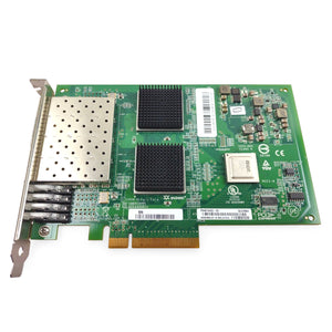 QLogic QLE2564 Quad-Port 8GB FC PCIe NIC PX4810402-06 Full Height Bracket Product Image 1