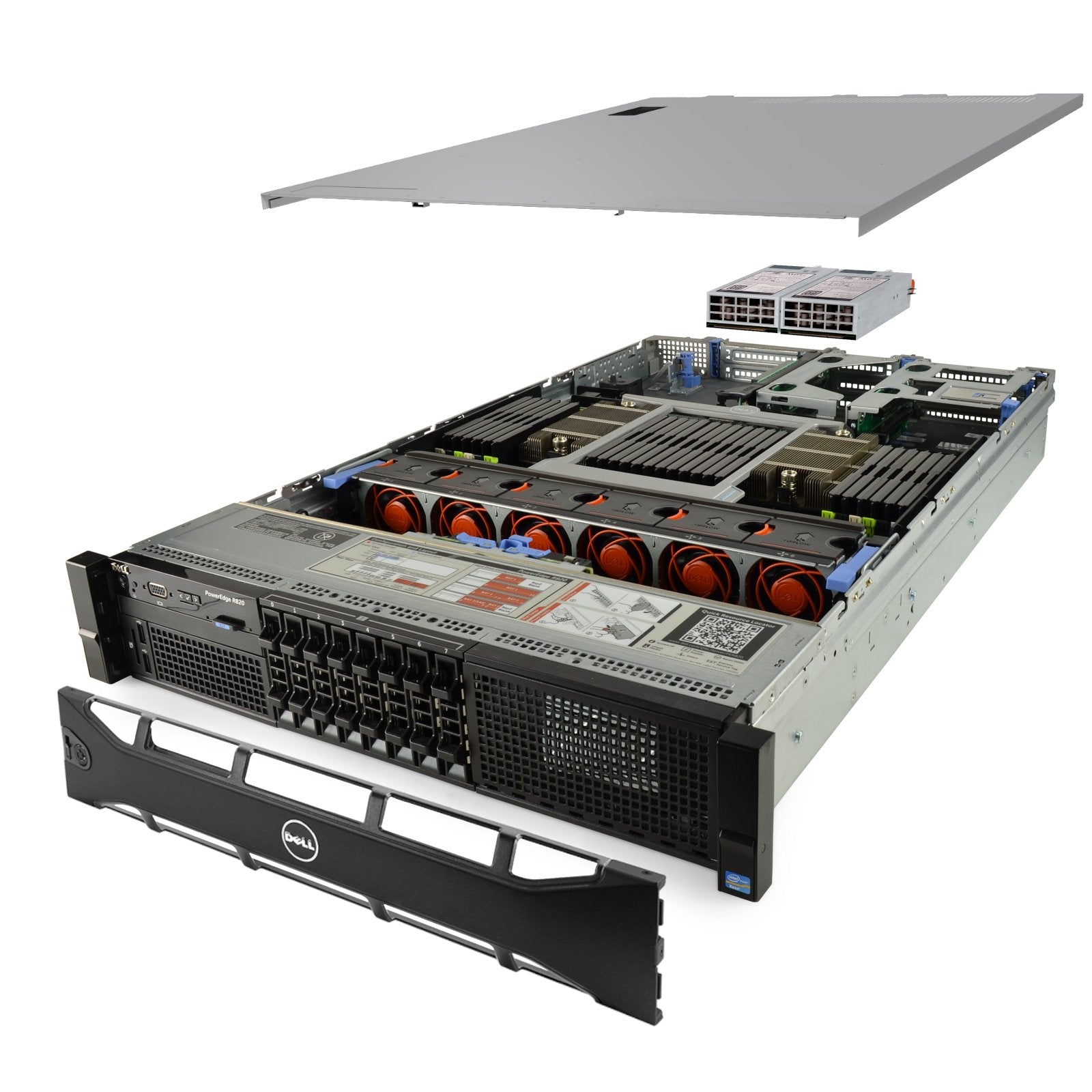 Dell PowerEdge R820 Server 4x E5-4640 2.40Ghz 32-Core 192GB 8x ...
