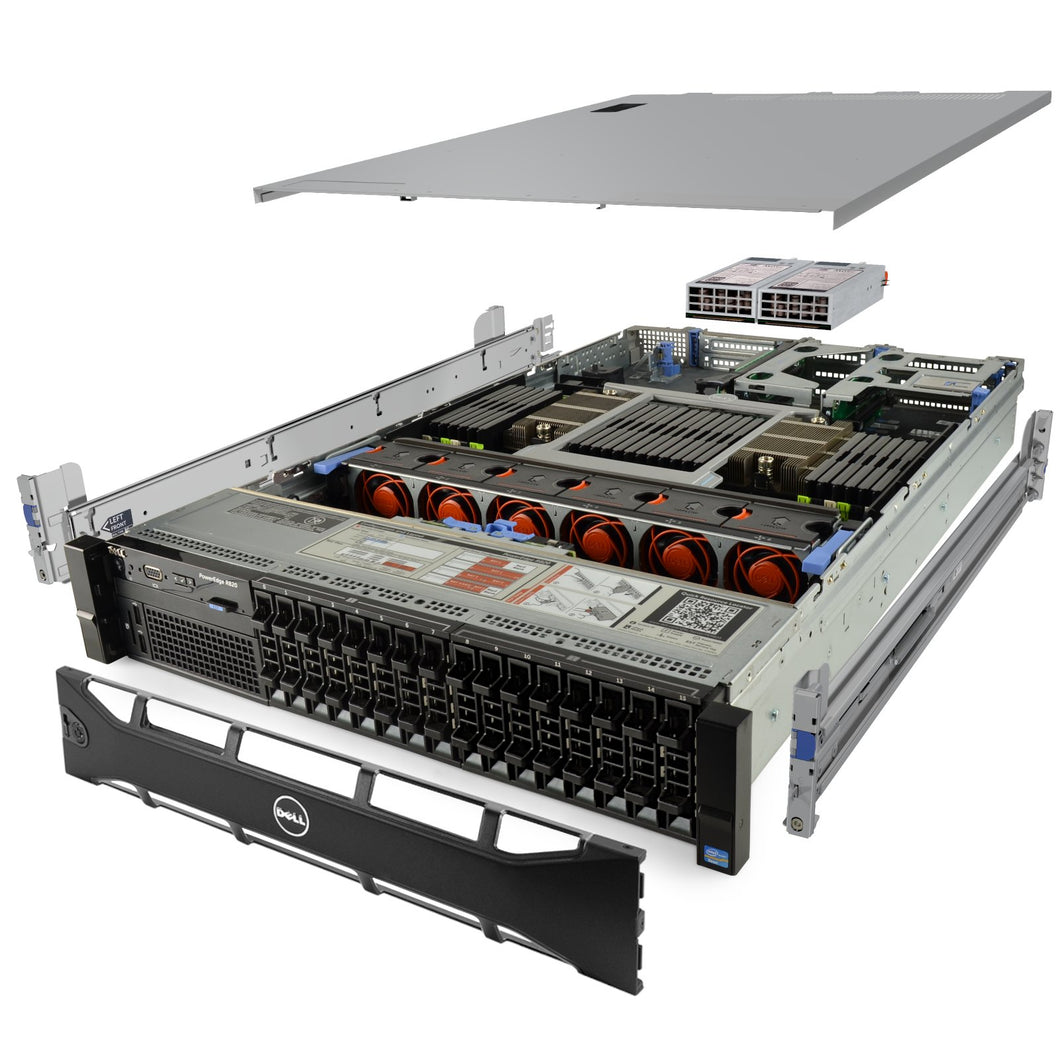 Dell PowerEdge R820 Server 4x E5-4650v2 2.40Ghz 40-Core 256GB H710P Rails