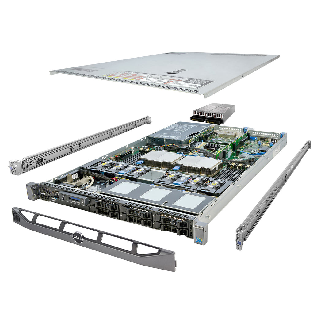 Premium DELL PowerEdge R610 Server 2x 3.47Ghz X5690 6C 192GB 6x 512GB SSD