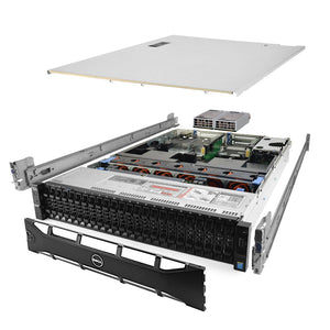 Dell PowerEdge R730xd Server 2.60Ghz 24-Core 256GB 2x NEW 500GB SSD Rails
