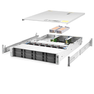 HP ProLiant DL380 G9 Server 2x E5-2650Lv4 1.70Ghz 28-Core 64GB P440ar Rails