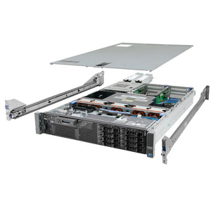 Premium DELL PowerEdge R710 Server 2x 3.47Ghz X5690 6C 128GB 8x Caddies