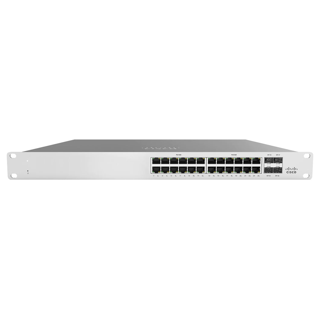NEW Unclaimed Cisco Meraki MS120-24P Cloud-Managed 24-Port Layer 2 PoE Switch